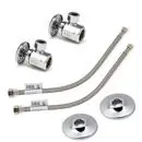 Mcguire LF2165SS16 lavatory supply 1/2 ips x 3/8 x 16 in