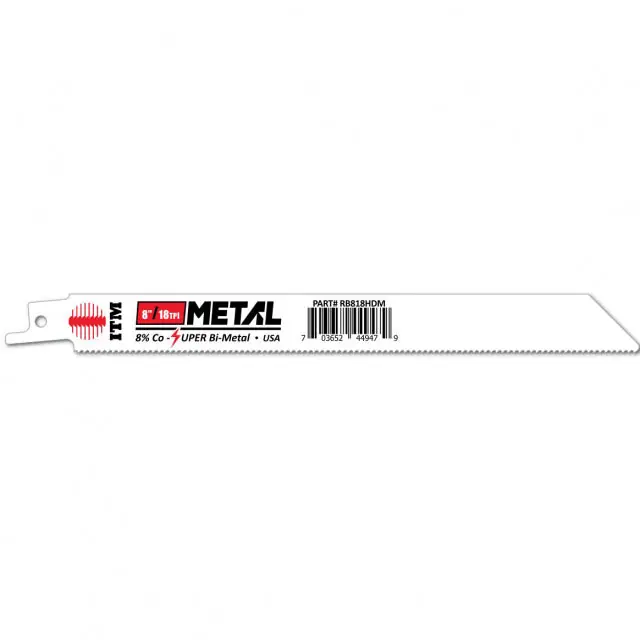 Itm RB818HDM 8 inches X 18T HD Metal Cutting Replacement RB918HDM