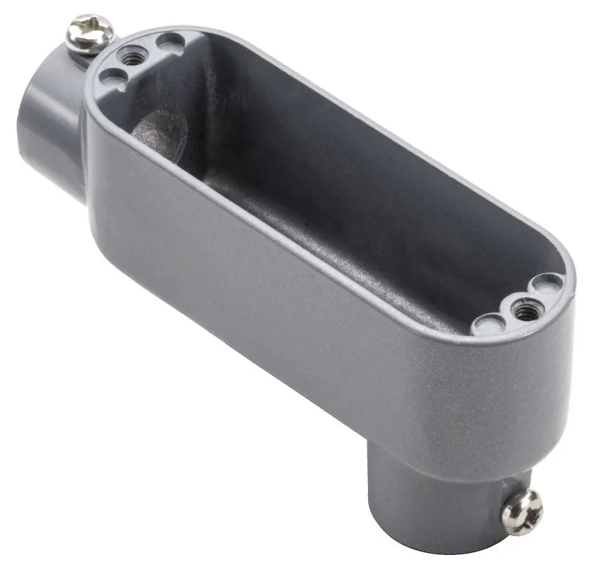Topaz ELB1 1/2 inches Aluminum EMT "LB" Conduit Body