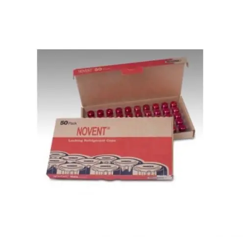 Rectorseal NO-VENT PINK 5/16 inches Novent Pink R410 5/16 In. Thread Refrigerant Cap