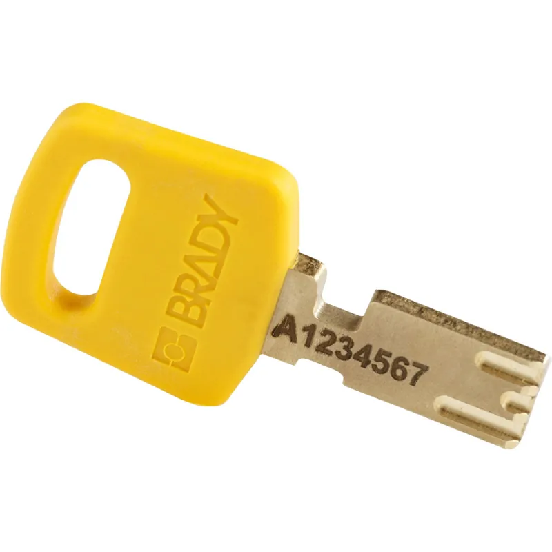 Brady 150225 Nylon Lock Ylw 38mm Steel Shkl Kd 6 Pk