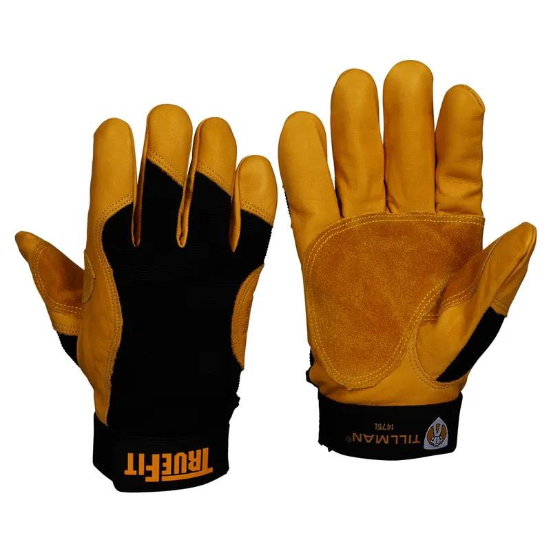 Tillman 1475L TrueFit Gloves (L) Gold Top