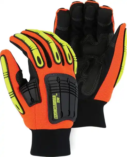 X-10 21247HO/10 Thinsulate Winter Lined Knucklehead X10 Armor Skin Mechanics Glove with Impact Protection