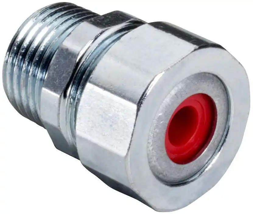 Topaz 100C1050 1 inches Flexible Cord Connector, Strain Relief, Steel, Cable Range .95 inches-1.05 inches