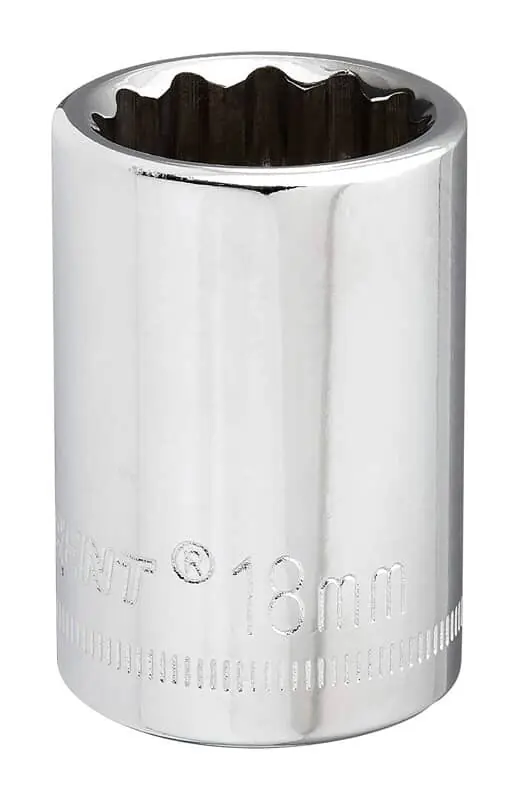 Apex CDS78N 1/2 inches Drive 12 Point Standard Metric Socket 18mm