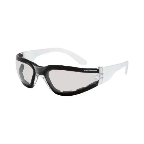 Crossfire 5515 AF Safety Glasses, Wraparound I/O Polycarbonate Lens, Scratch-Resistant