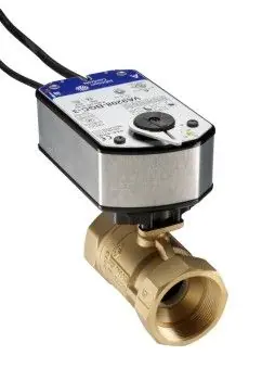 Johnson Controls VG1245DN+938BAC Ball Valve Assembly, 2 Way, 1-1/4 in.