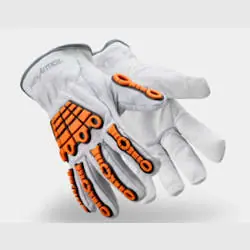 Hexarmor 4060-L (9) Chrome SLT Goatskin Leather And TPR Cut Resistant Gloves Large