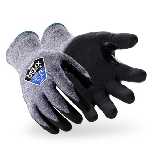 Hexarmor 1073-S (7) Helix Mid cut HPPE Blend with Foam Nitrile Dip, Size S