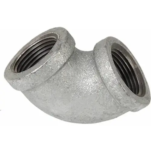Aqualine GEL90-075 90 Degree 3/4 inches Galvanized Elbow
