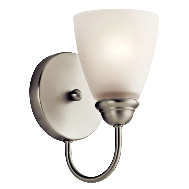 Kichler 45637NI Jolie One Light Wall Sconce 100 W