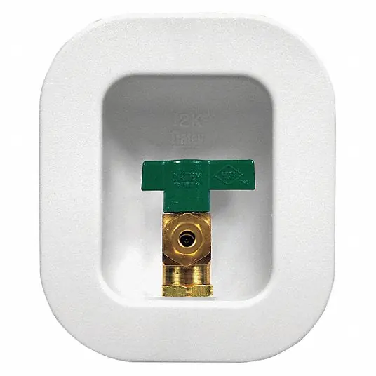 Oatey 39136 PEX I2K Pex Crimp Ice Maker Outlet Box w/ 1/4 Turn