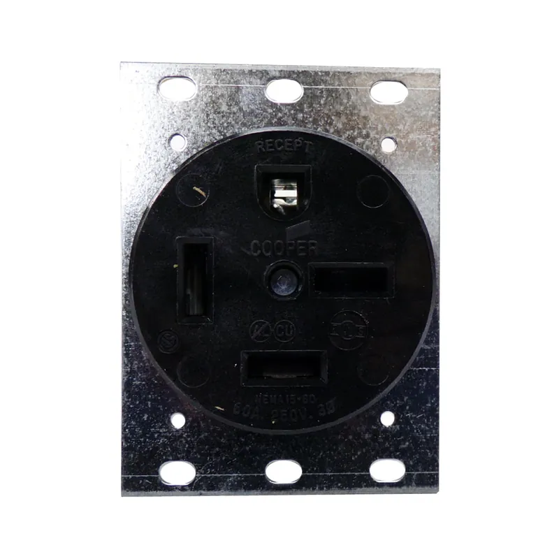 Eaton 8460N 60 Amp 250V 15-60 3-Pole/4-Wire Power Receptacle