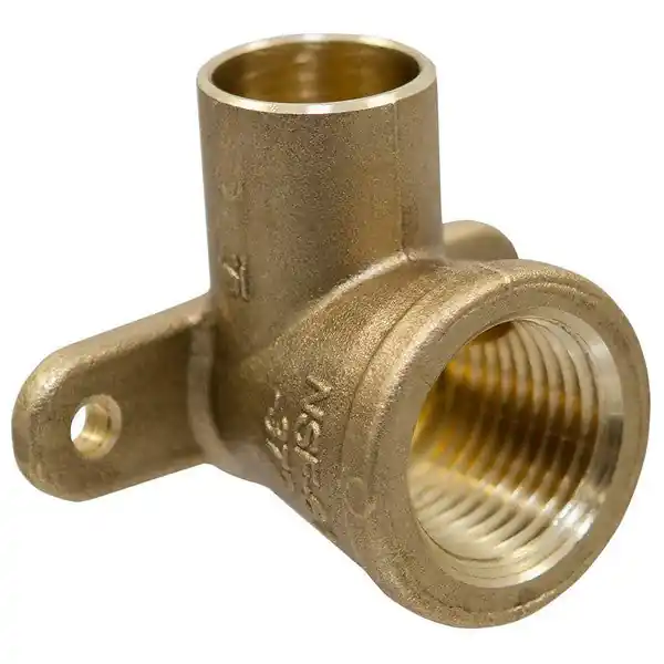 Midland Metal 44843lf 90 Deg Drop Ear Elbow, 3/4 In Sweat X 3/4 In Fip