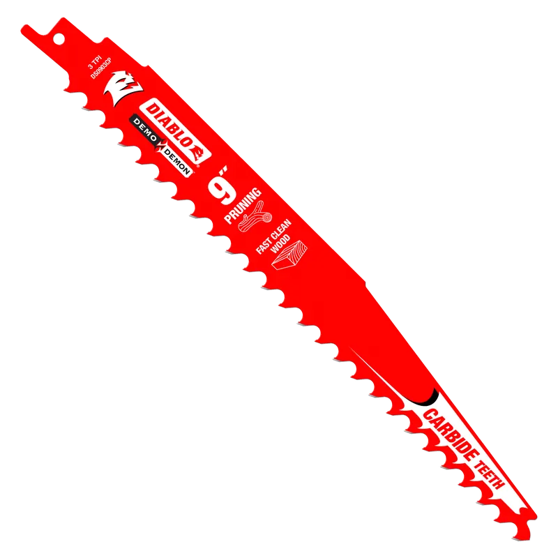 Diablo DS0903CP Demo Demon 9 In. 3 TPI Carbide Pruning Reciprocating Saw Blade