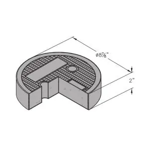 Oldcastle 1008930 F8 Lid Concrete Storm with Plastic Ring