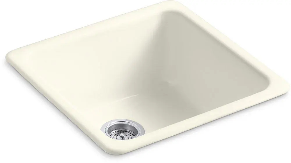 Kohler 6587-96 Iron/Tones 20-7/8 x 20-7/8 in. Single Bowl Kitchen Sink