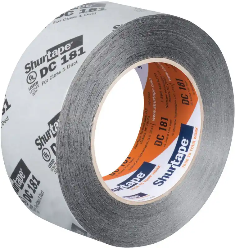 Shurtape 164686 DC 181 HVAC Grade Printed Film Tape 110 m L x 48 mm W