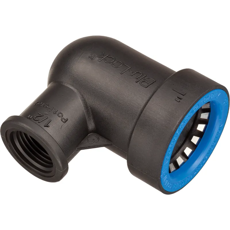 Hydro-Rain BL407-130 Blu-Lock Elbow 1 in. x 1/2 in. BL x FIPT