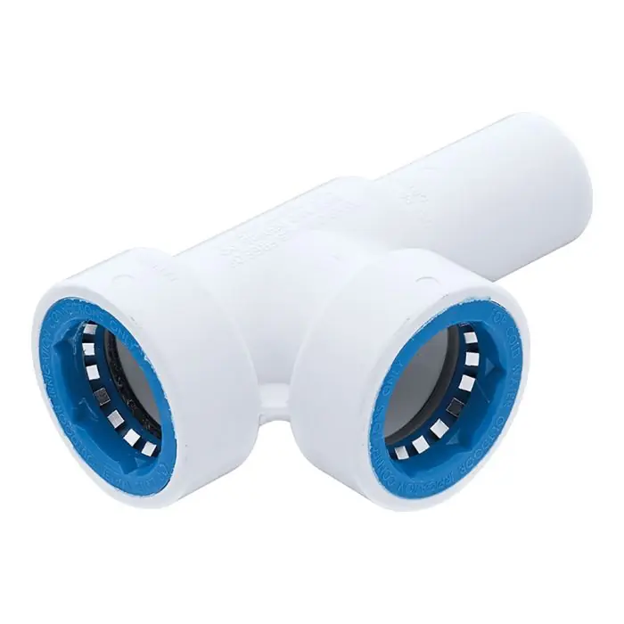 Hydro-Rain PVCL-444-010 Pvc-Lock Tee 1 in. PVCL x PVCL x Spigot
