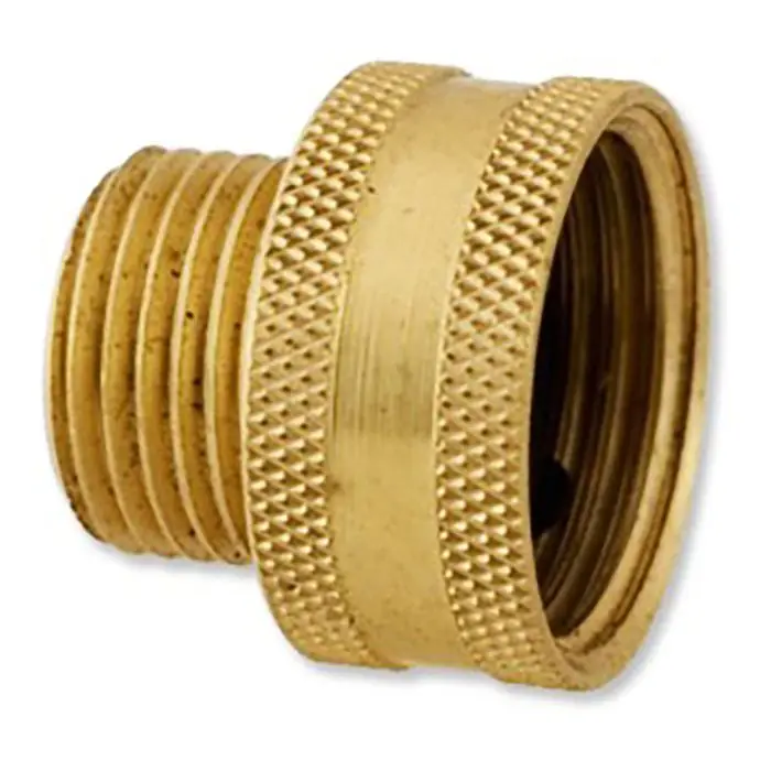 Aqualine HPF5 Brass Hose Fitting 3/4 in. x 1/2 in. FHT x MPT