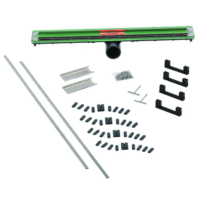 Oatey PVC2430D20 24 inches Pvc Showerline Drain Body With 2 inches Vertical Waste Outlet
