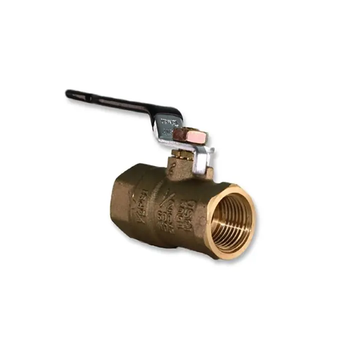 Aqualine BBV-050-LF .5 inchesfpt Brass Full Port Lead Free Ball Valve