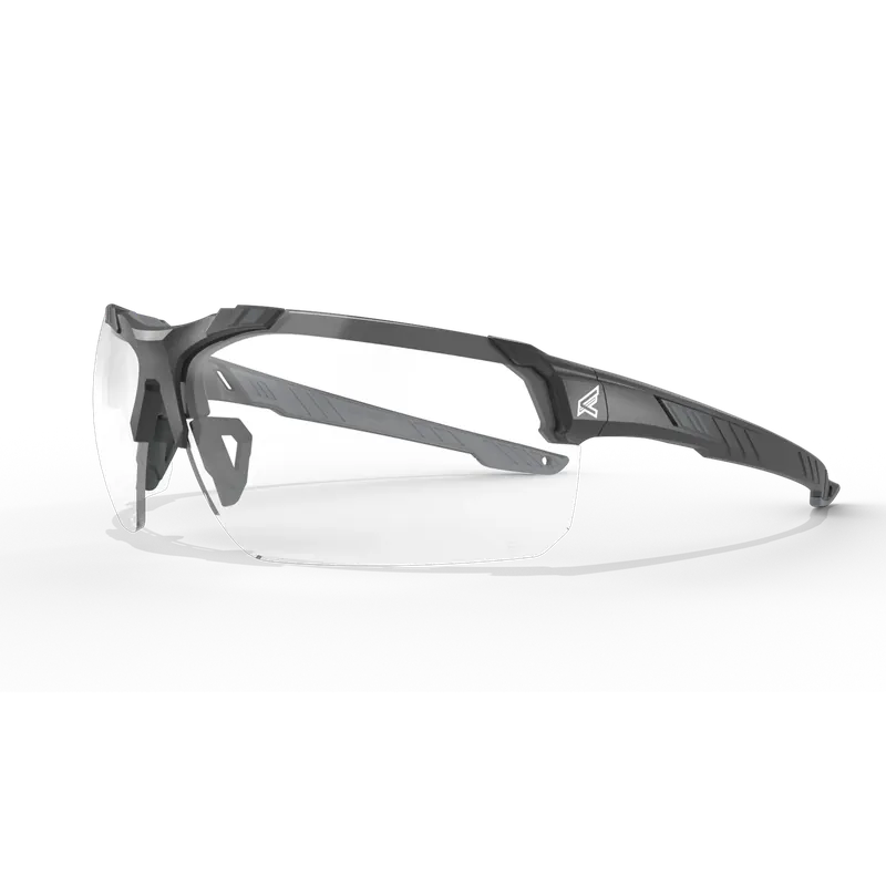 Edge TC121VS Tacana Black Frame / Gray TPR / Vapor Shield Clear Lenses