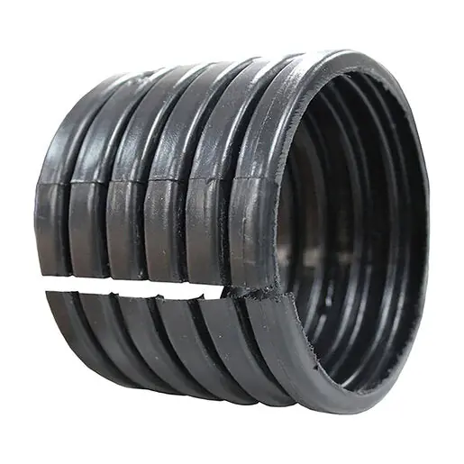 Ads 2465 aa split pipe coupling 24 in. barb x slip-joint