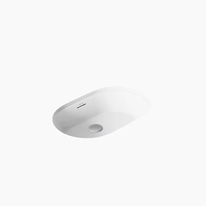 Kohler 21057-0 Brazn Oval Undermount Bathroom Sink 24-1/4 inch