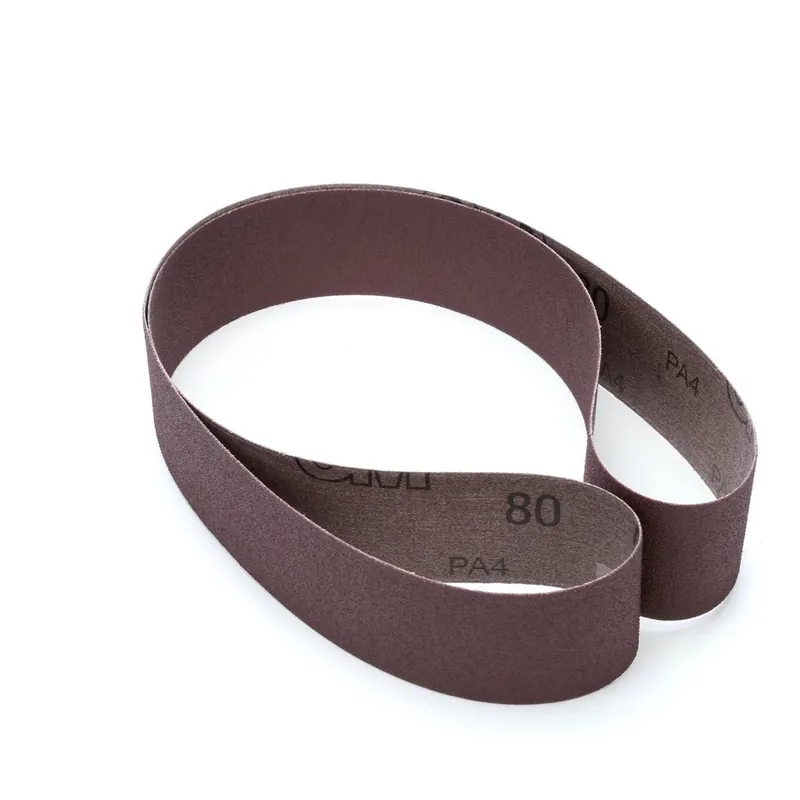 3M 7000118849 341D Belt, Coated, 24 Inch L, 3 Inch W, 80 Grit, AO, Cloth