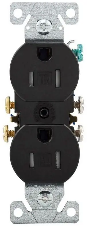 Eaton TR270BK cwd recp tr duplex 15A 125V 2p3w str bk