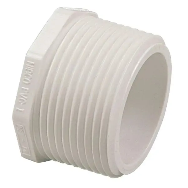 Nibco L170300 4616-4 Plug MIPT 1/4 Inch PVC Schedule 40