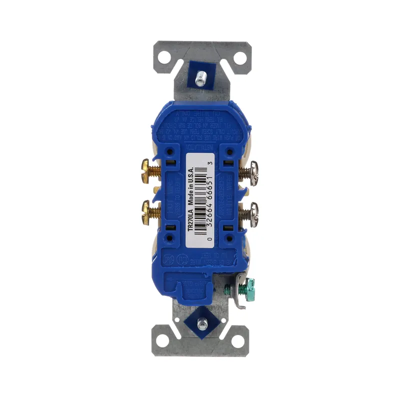 Eaton TR270LA Tamper Resistant Duplex Receptacle 15-Amp 125-Volt NEMA 5-15