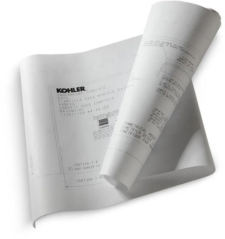Kohler 587-NA K-587-NA Kathryn/Tea-for-Two 5.5-Foot Undermount Installation Kit