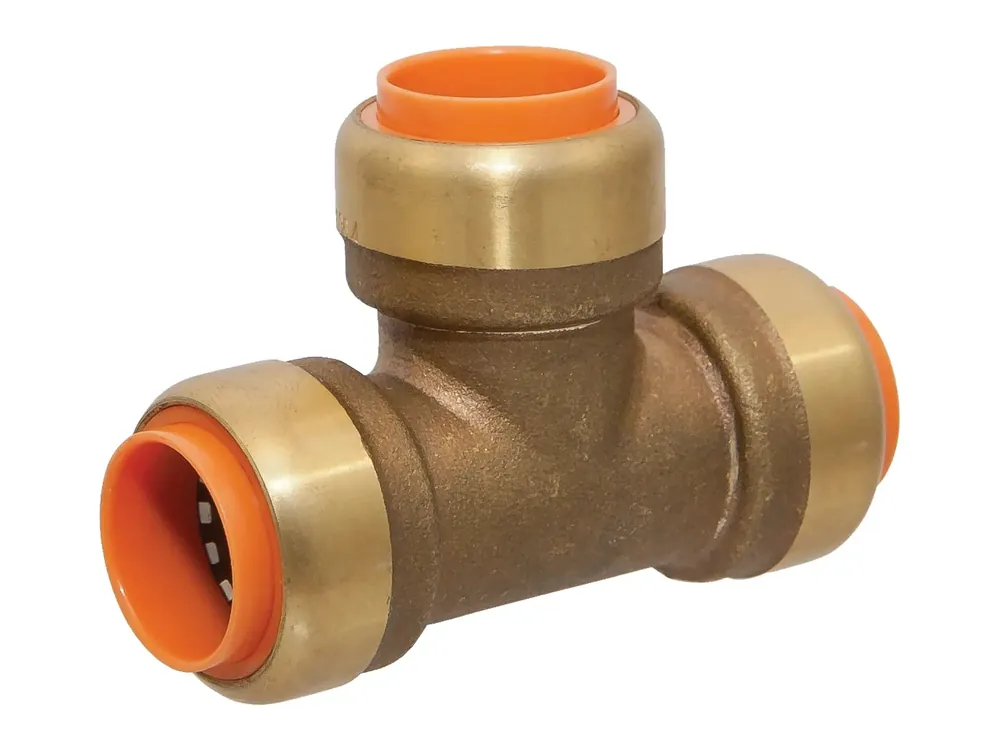 Nibco B097200PW P711-Lf Push Tee 1/2 Inch