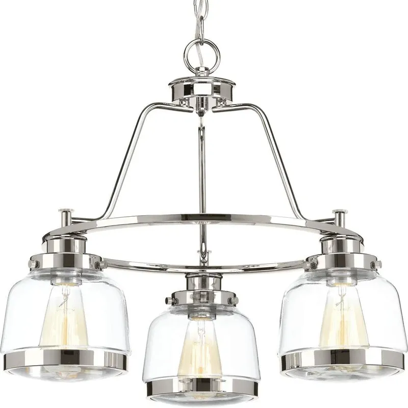 Progress Lighting P400057-104 Judson 3-Light Farmhouse Chandelier