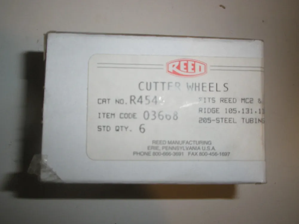 Reed 03668 R4546 Cutter Wheels for Tubing Cutters - Metal (Pack of 3)