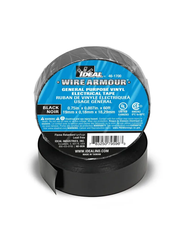 Ideal 46-1700 vinyl tape 3/4 inches x 60ft