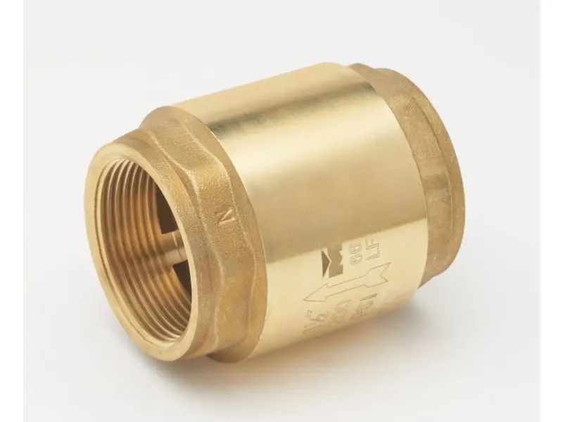 Bk Products 101-307NL Brass 1-1/2-in FIP x 1-1/2-in FIP In-Line Check Valve - Lead-Free