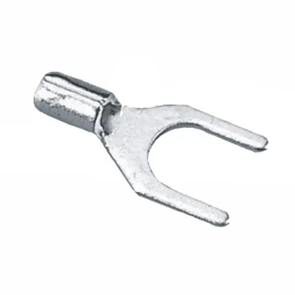 Ideal Industries 83-6121 Bare Spade Terminal 22-18AWG #8 Stud 100Pk