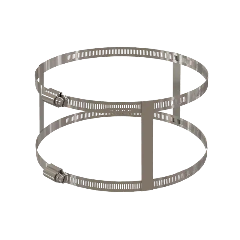 Centrotherm 250410503600 8 inches Connector Double Hose Clamp