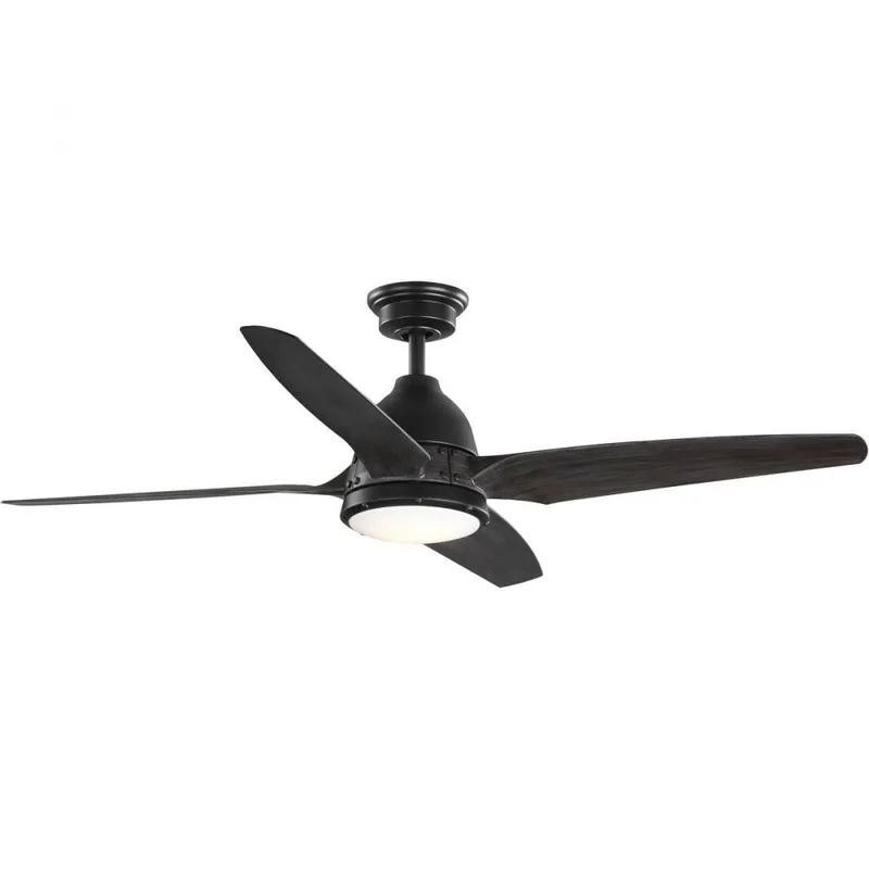 Progress Lighting P250009-182-30 Alleron 56-in Ceiling Fan with Light and Remote (4-Blade)