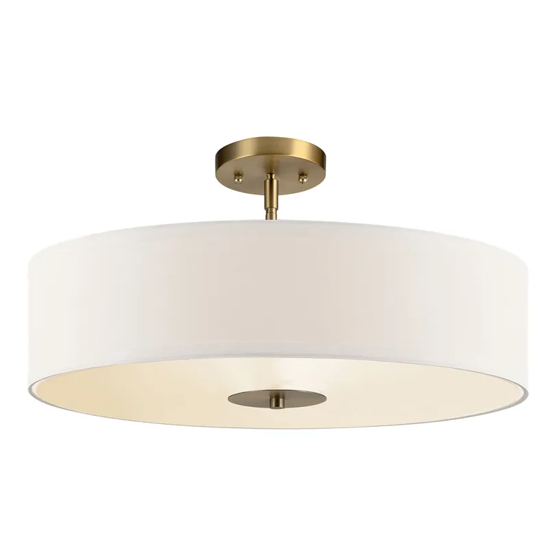 Kichler 42121CLZ 3-Light Semi-Flush Mount Ceiling Light 100 W