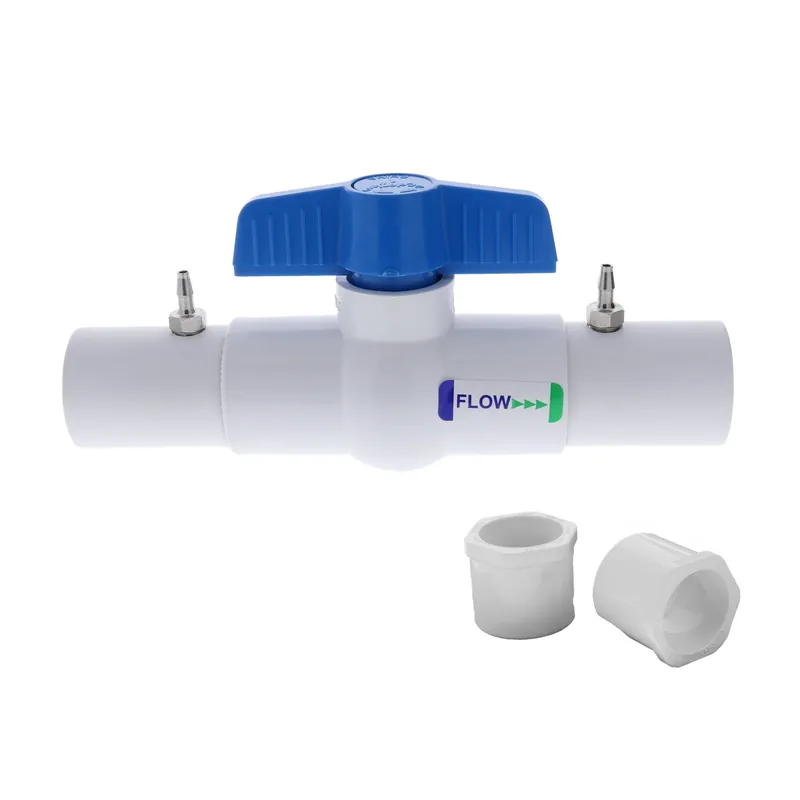 Ez-Flo Fertilizing CBV-100 Coupling with Ball Valve 1 in.