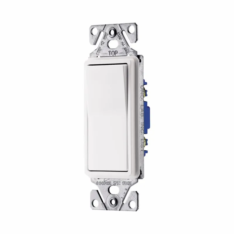 Eaton 7503W 3-Way Standard Grade Decorator Switch, 120/277 VAC, 15 A