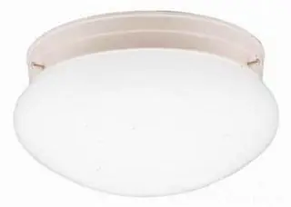 Kichler 208WH Whit 1 100W M Flush