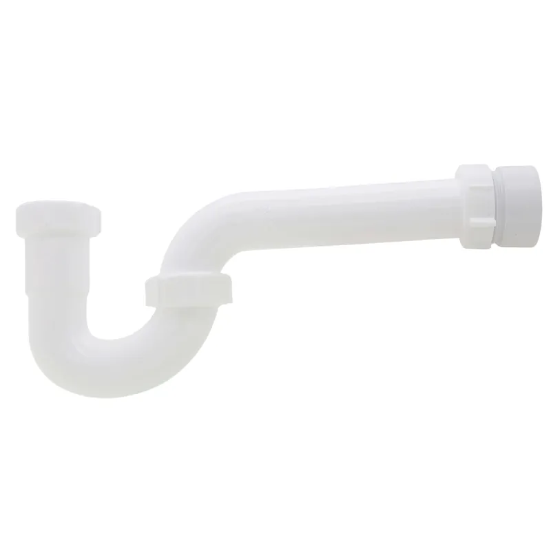 Oatey P9704BG Universal PVC P-Trap with Threaded PVC Adapter 1-1/4 inch x 1-1/2 inch Bagged