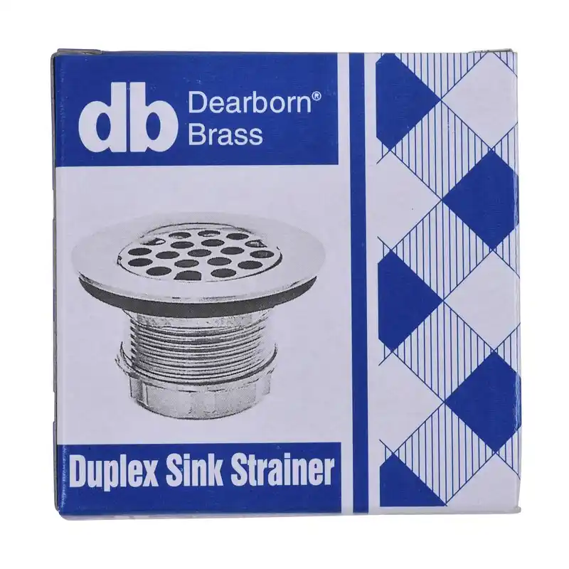 Oatey 774 Dearborn Duplex Sink Strainer for 2-1/2 in. Opening