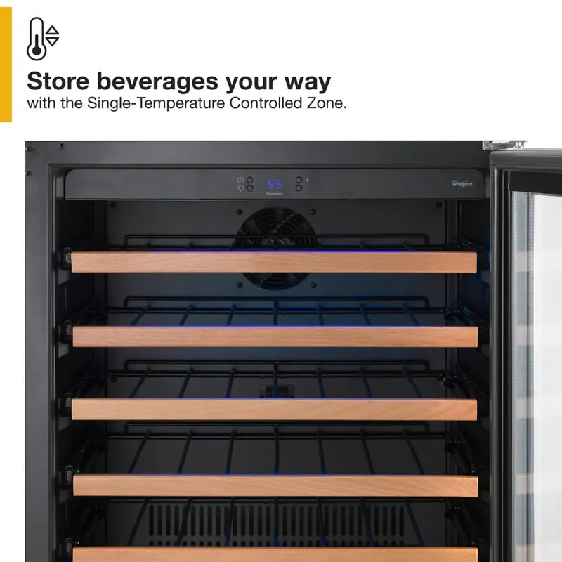 Whirlpool WUW35X24DS 24 in. 51 Bottles Wine Cooler